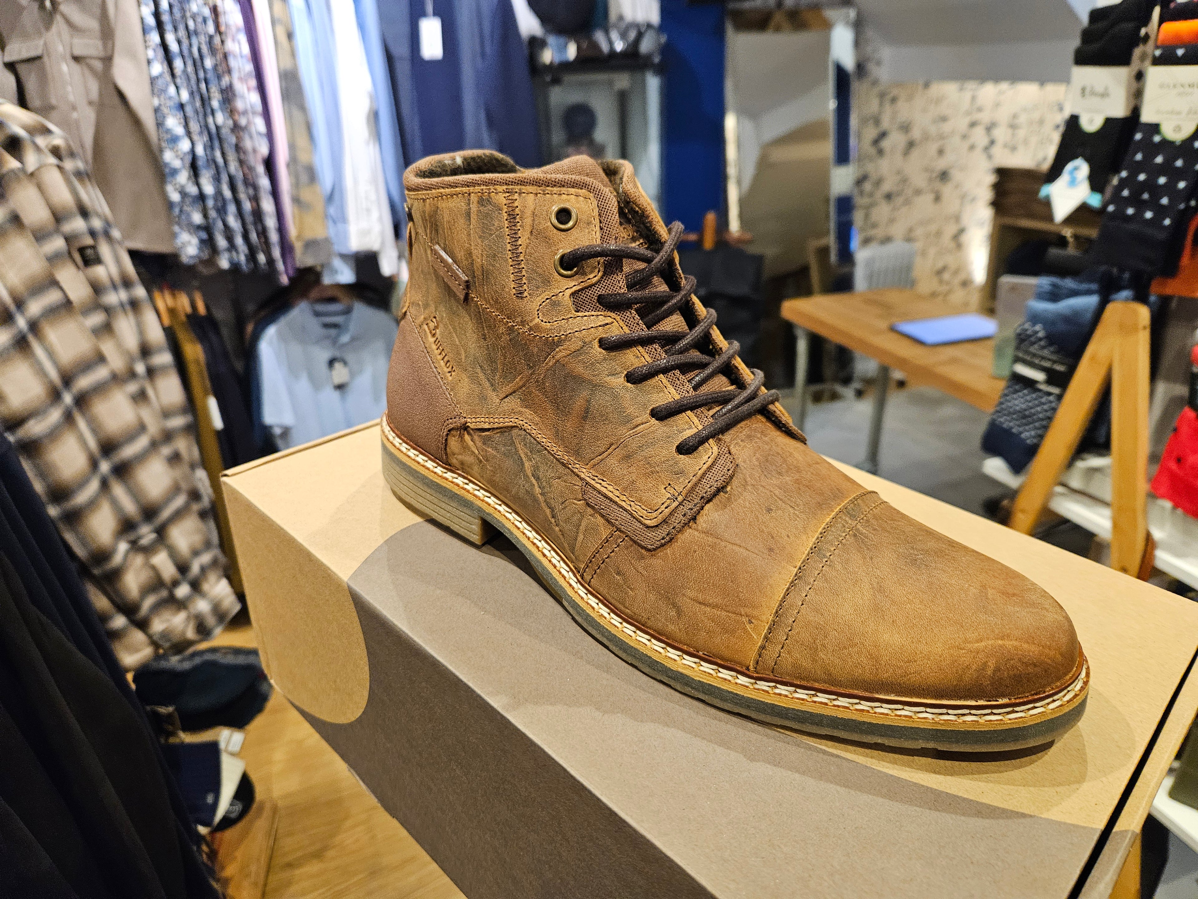 Full Grain Brown Boots | Bufflox