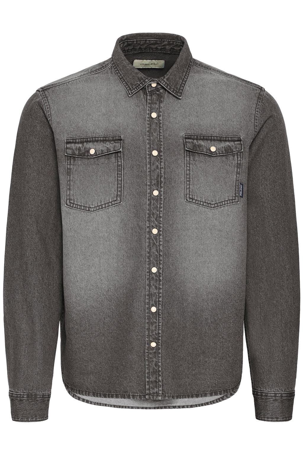 Grey Denim Shirt - Dargo | Blend