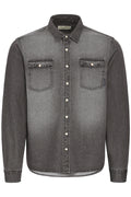 Grey Denim Shirt - Dargo | Blend