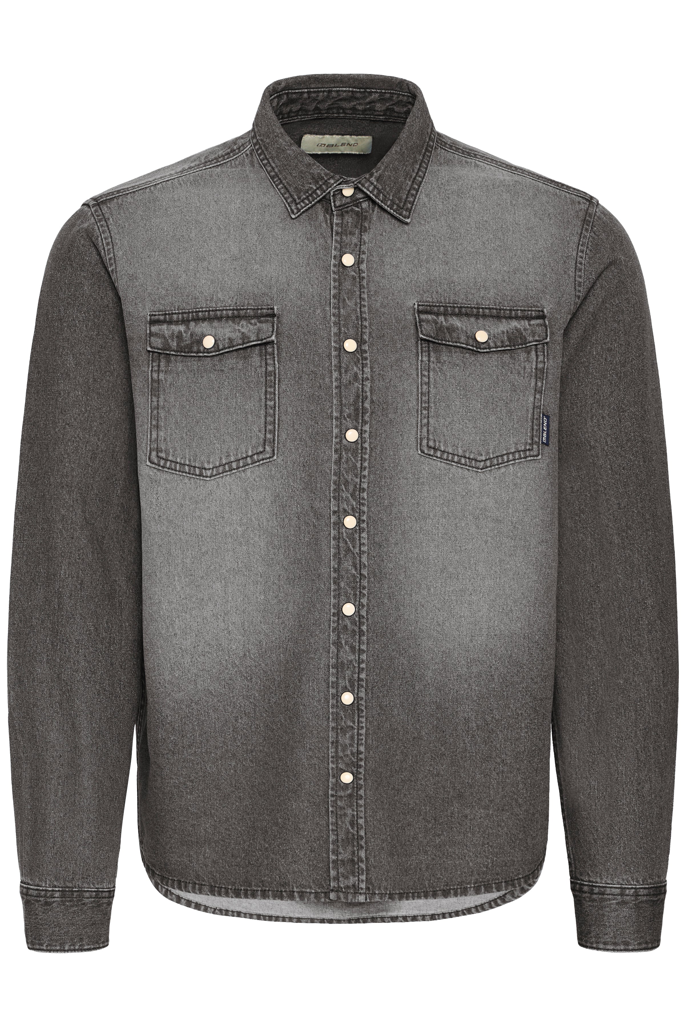 Grey Denim Shirt - Dargo | Blend