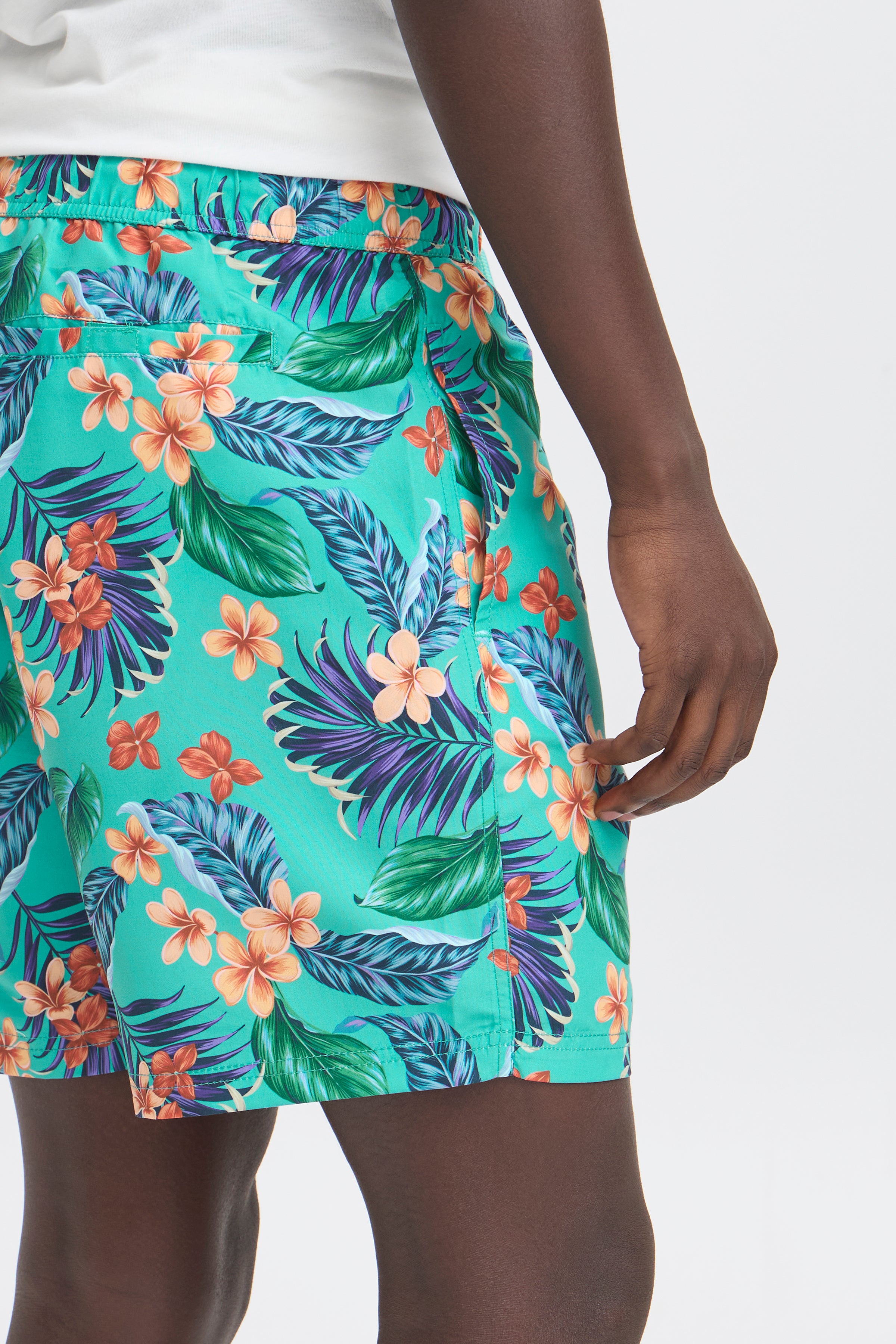 Floral Teal Swimming Shorts - Rogue | Blend