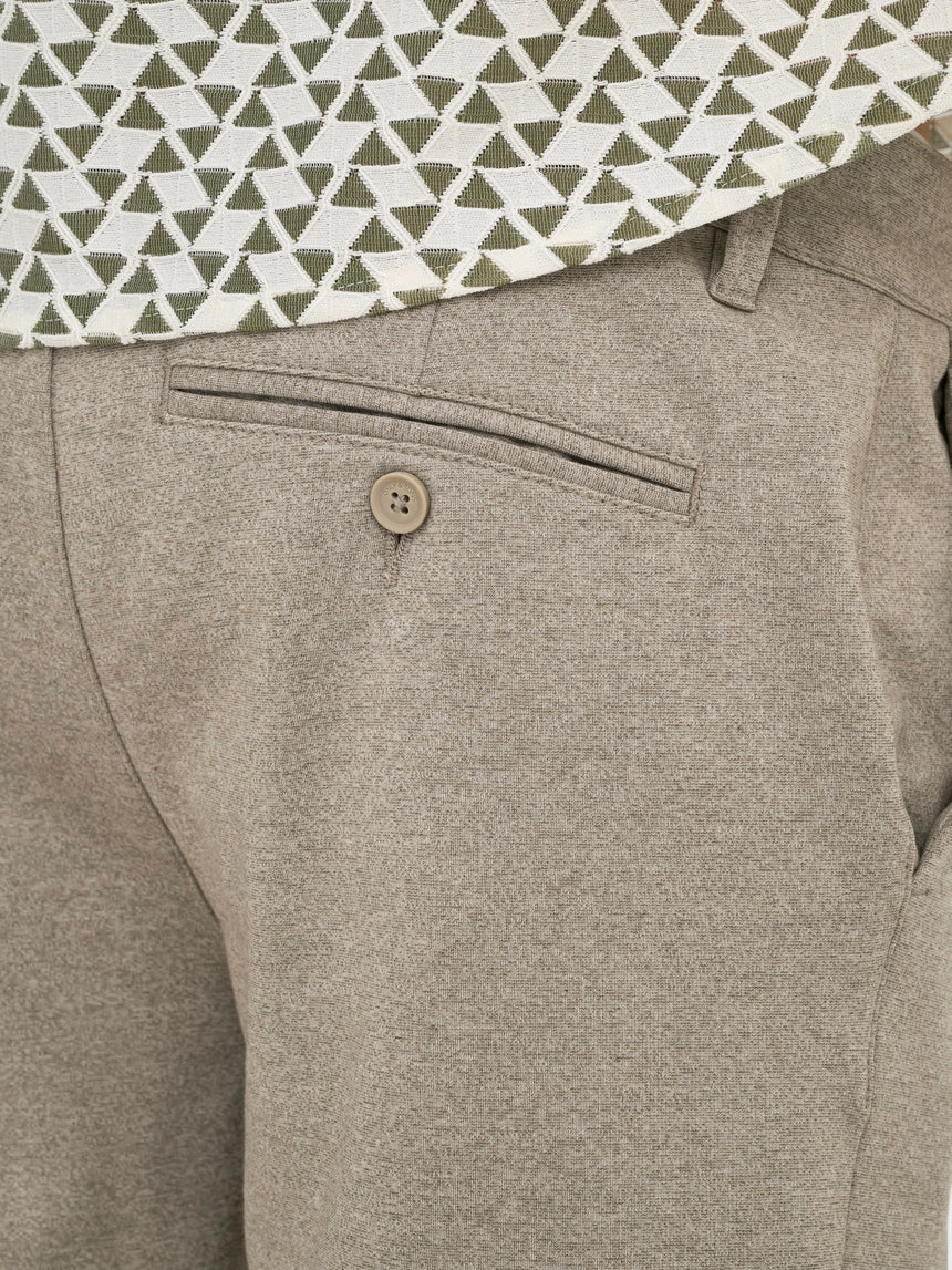 Tan Viscose Stretch Shorts - Fallen Rock Mark | Only & Sons