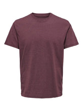 Load image into Gallery viewer, Red Cotton T-Shirt - Port Royal | Only &amp; Sons