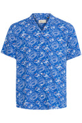 Summer Tour Blue Viscose Shirt - Ascot | Blend