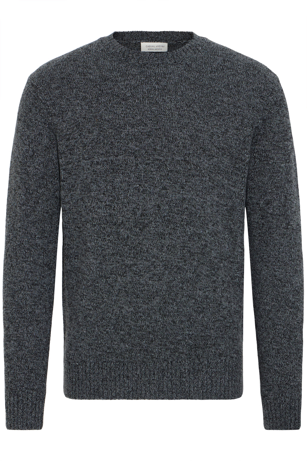 Grey Melange Knit - Fante | Casual Friday