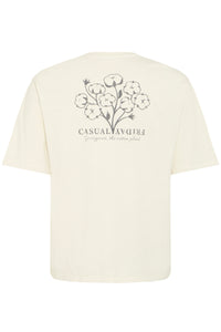 Turtledove Off-White Printed T-Shirt - Hargin | Casual Friday
