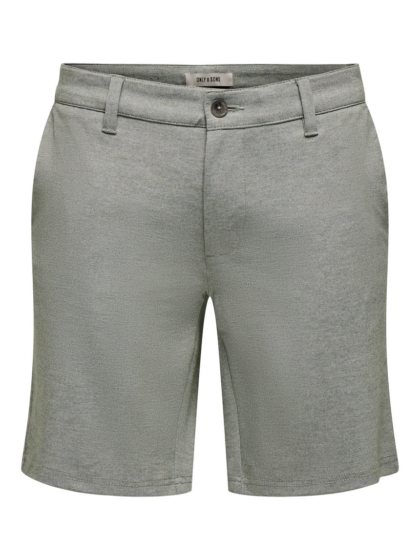 Olive Night Viscose Stretch Shorts - Mark | Only & Sons