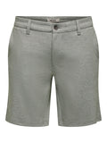 Olive Night Viscose Stretch Shorts - Mark | Only & Sons