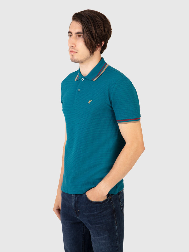 Teal Polo Shirt - Stockholm | Mish Mash