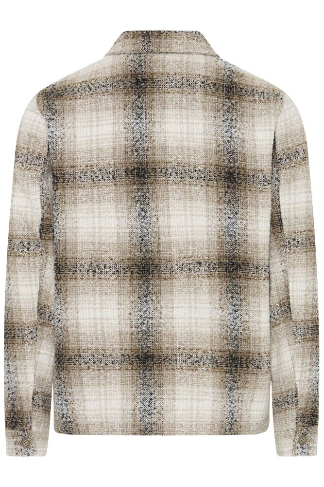 Giant Tan & Black Check Coat - Cesar | Casual Friday
