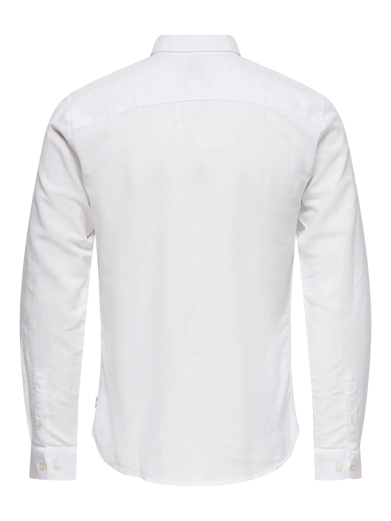 White Linen & Cotton Shirt Caiden | Only & Sons