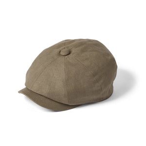 Khaki Irish Linen Hat - Alfie | Failsworth