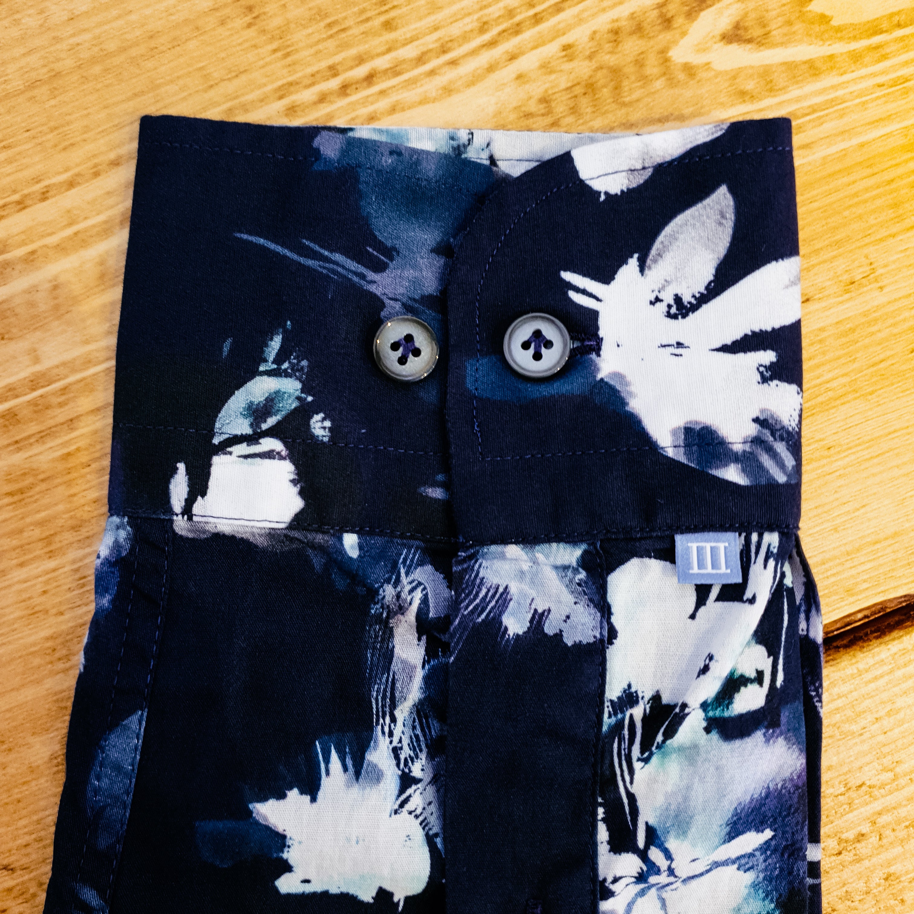 Blue Floral Long Sleeved Shirt - Fantasy | Tresanti