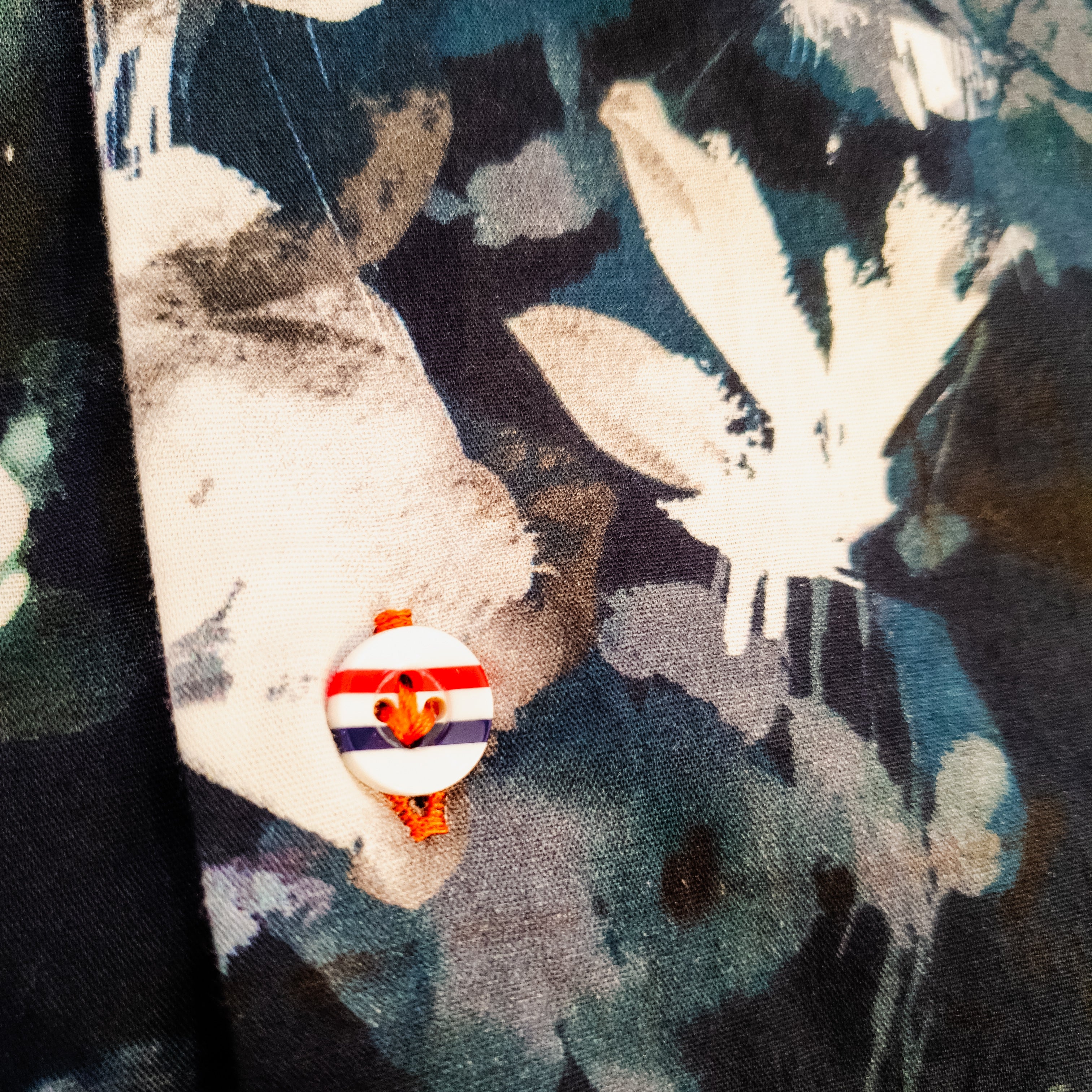 Blue Floral Long Sleeved Shirt - Fantasy | Tresanti