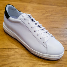 Load image into Gallery viewer, White Italian Leather Trainers | Lacuzzo