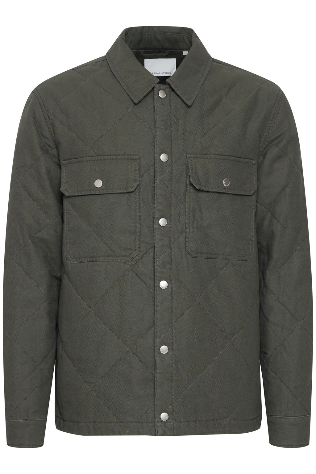 Beetle Green Quilted Jacket - Ortiz | Casual Friday