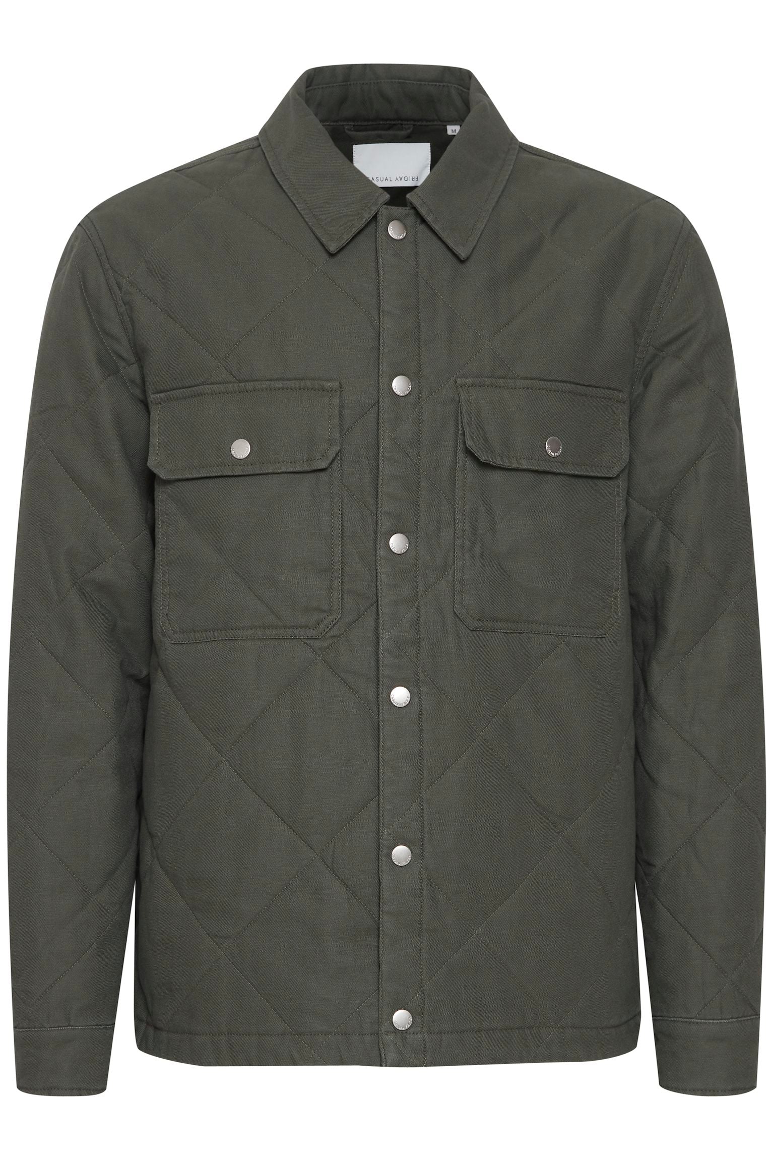 Beetle Green Quilted Jacket - Ortiz | Casual Friday