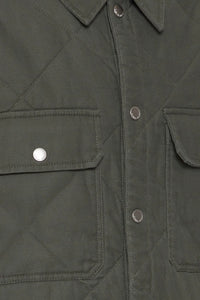 Beetle Green Quilted Jacket - Ortiz | Casual Friday
