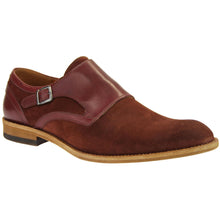 Load image into Gallery viewer, Brown Monk Strap Leather Shoes | Lacuzzo